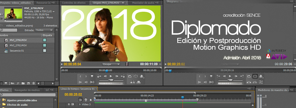 Efectos Visuales en Dgm Diplomado Post HD-UHD